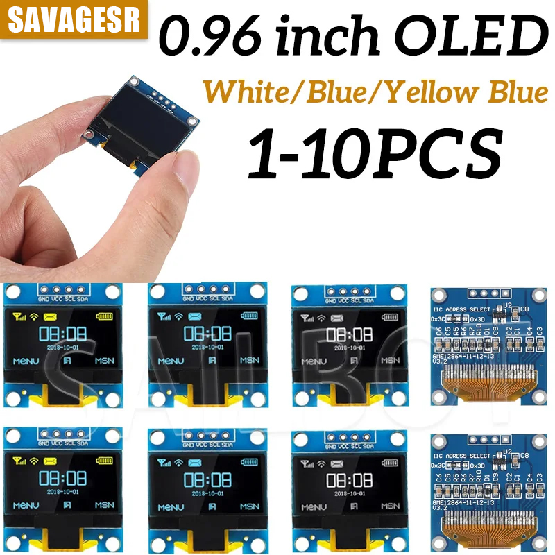 Ssd1306 - 1-10PCS 0.96 Inch OLED Display Module