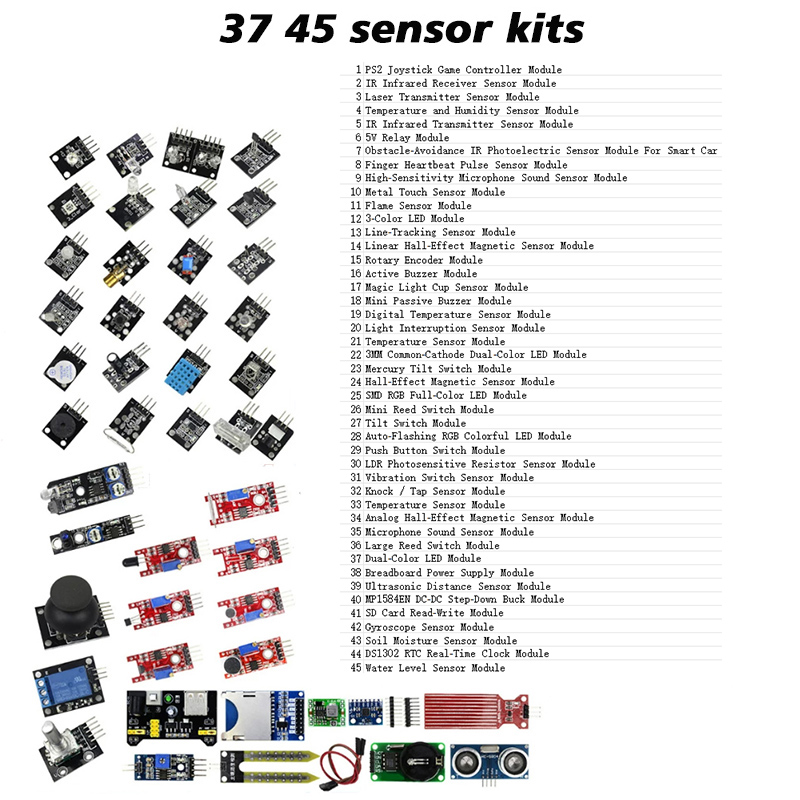 Sensor kit Sensor kit 45 senso - Dht11 评论和价格
