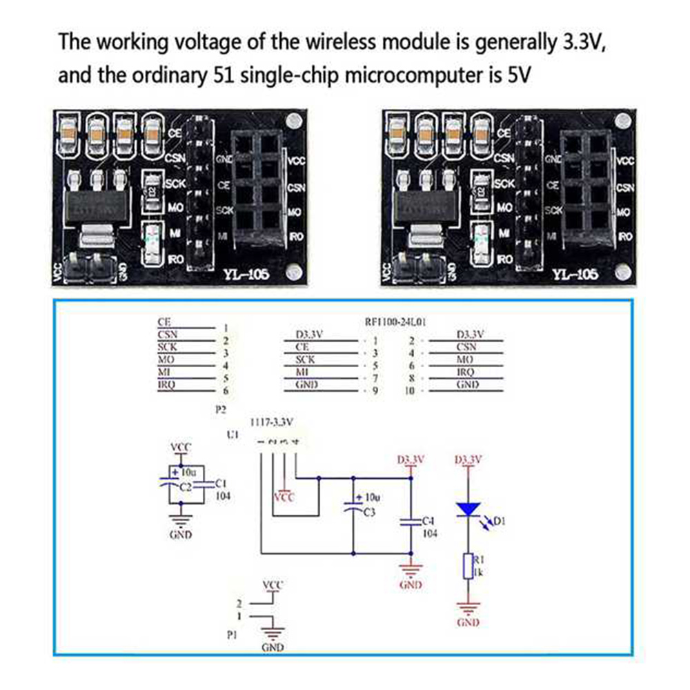 ABAN 5Pcs NRF24L01 Wireless Ad - Nrf24L01 评论和价格