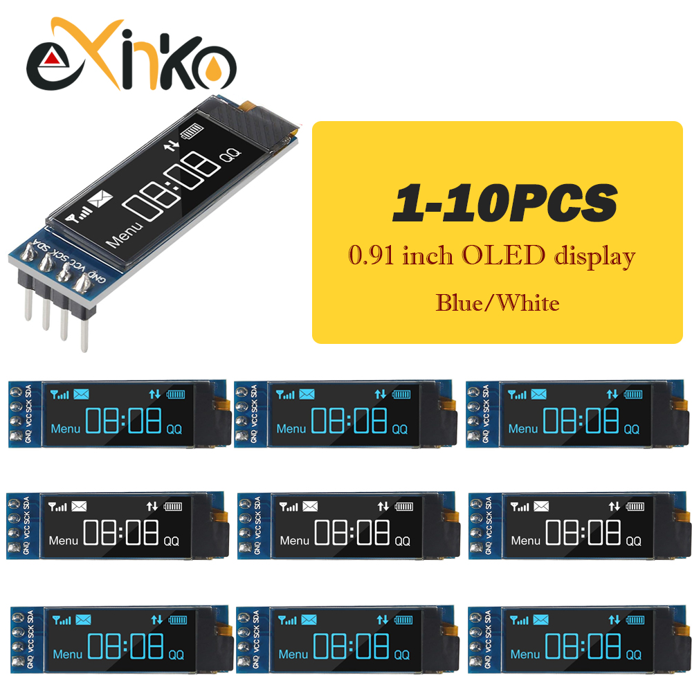 1-10pcs 0.91 inch OLED Display - Ssd1306 评论和价格