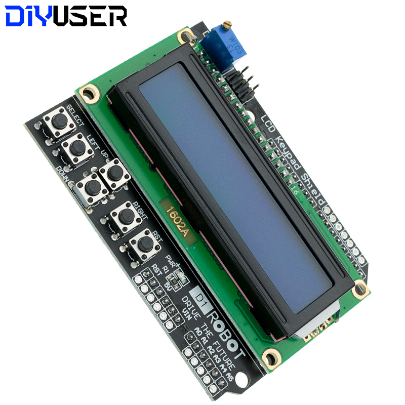 DIYUSER 1602 LCD Keypad Shield - Lcd 1602 评论和价格