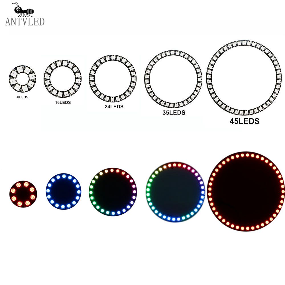 WS2812b Led Ring Addressable 8 - Ws2812B Strip 5V 评论和价格