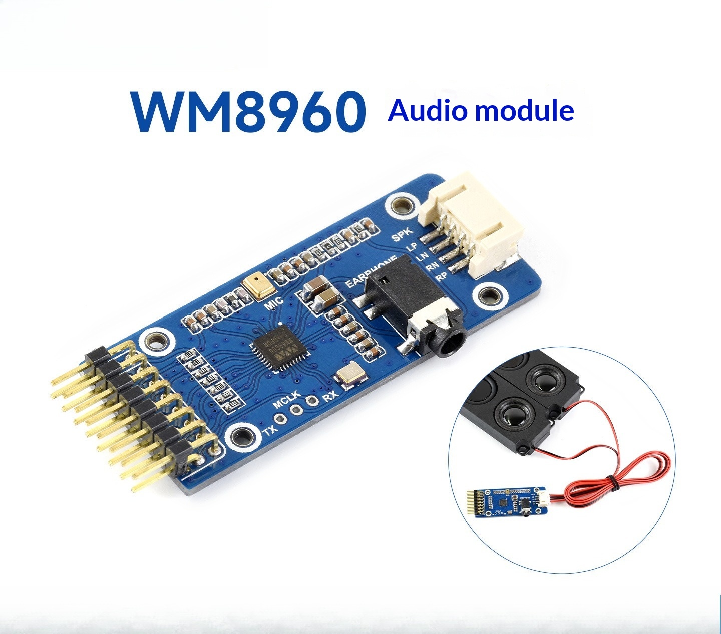 WM8960 Stereo Audio Codec Modu - Microphone Module 评论和价格