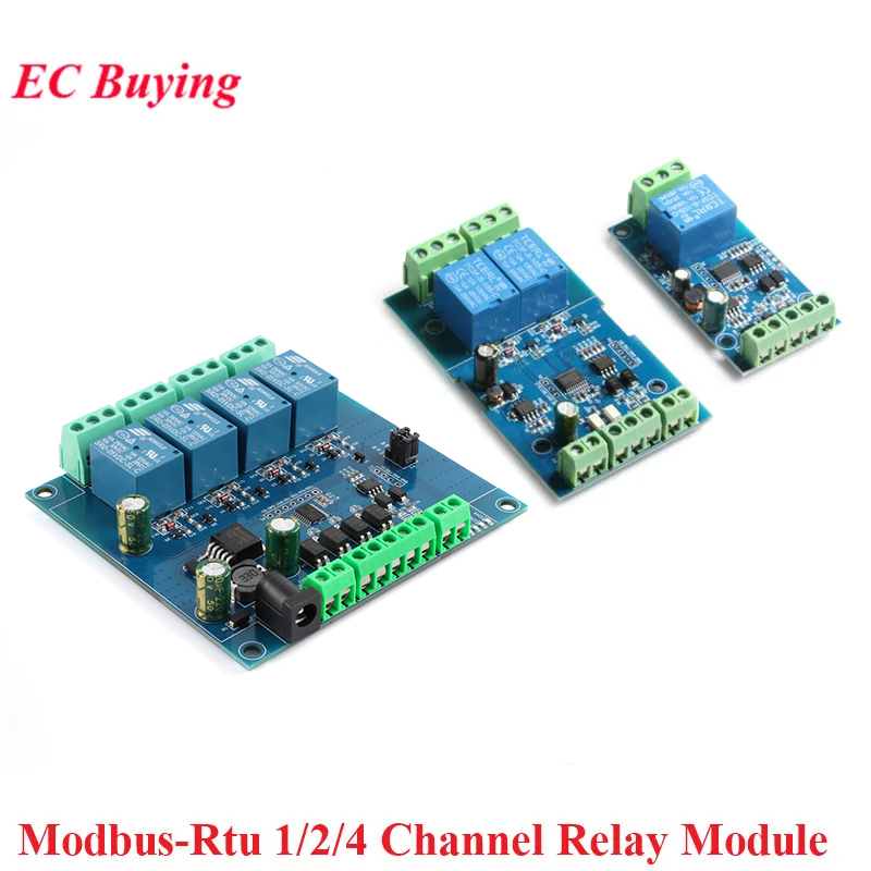 Modbus RTU Relay Module 1 2 4  - Relay Module 4 Channel 评论和价格