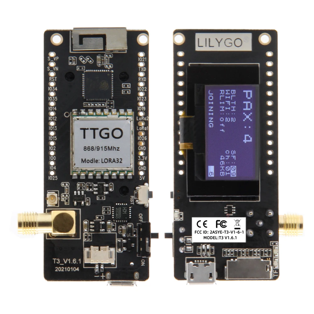 LILYGO® TTGO LoRa32 V2.1_1.6 V - Sd Card Module 评论和价格