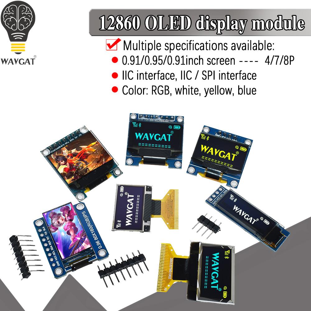 White Yellow Blue Color 4Pin 7 - Oled Display 0.96 评论和价格