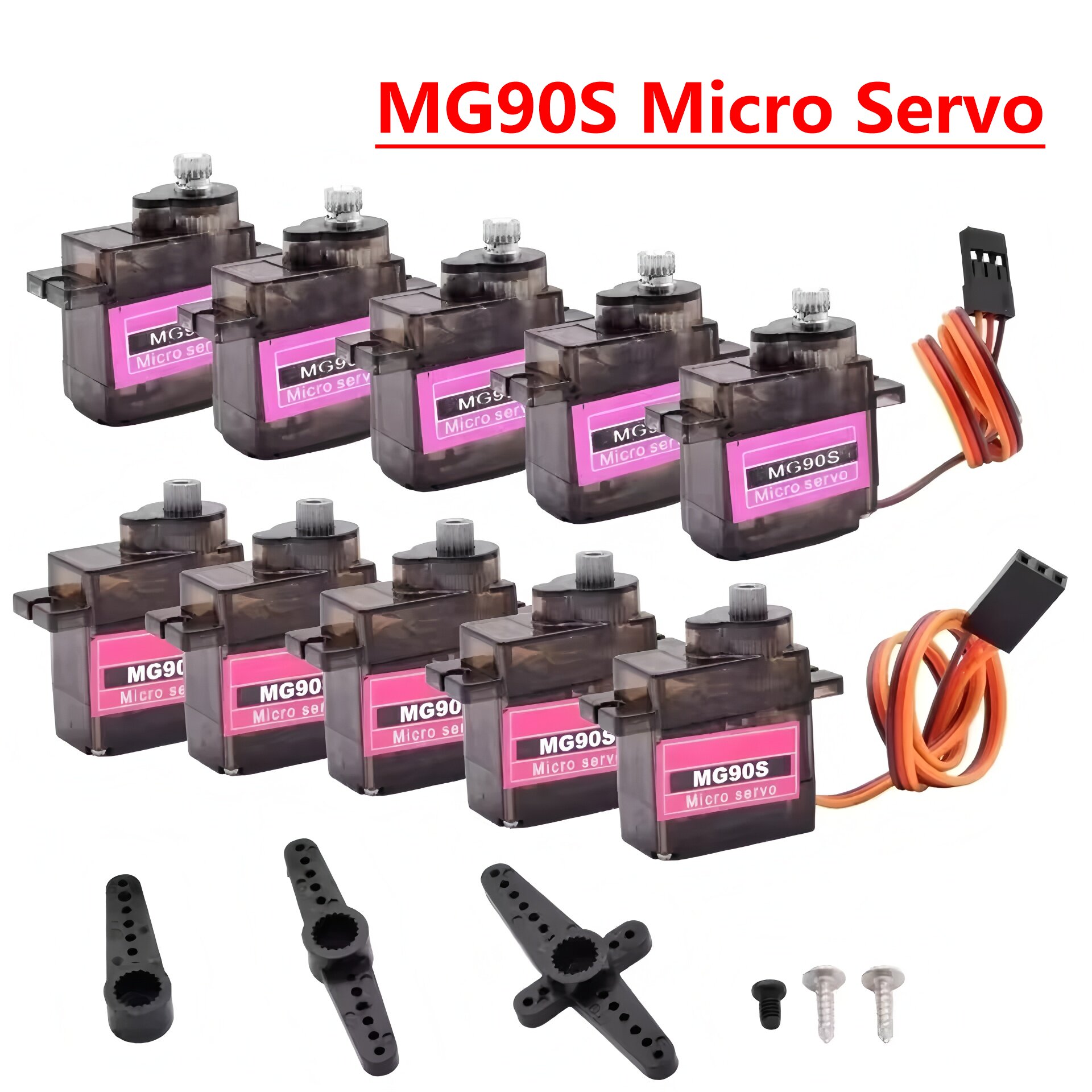 4/5/10/20pcs MG90S Micro Servo - Servo Sg90 评论和价格
