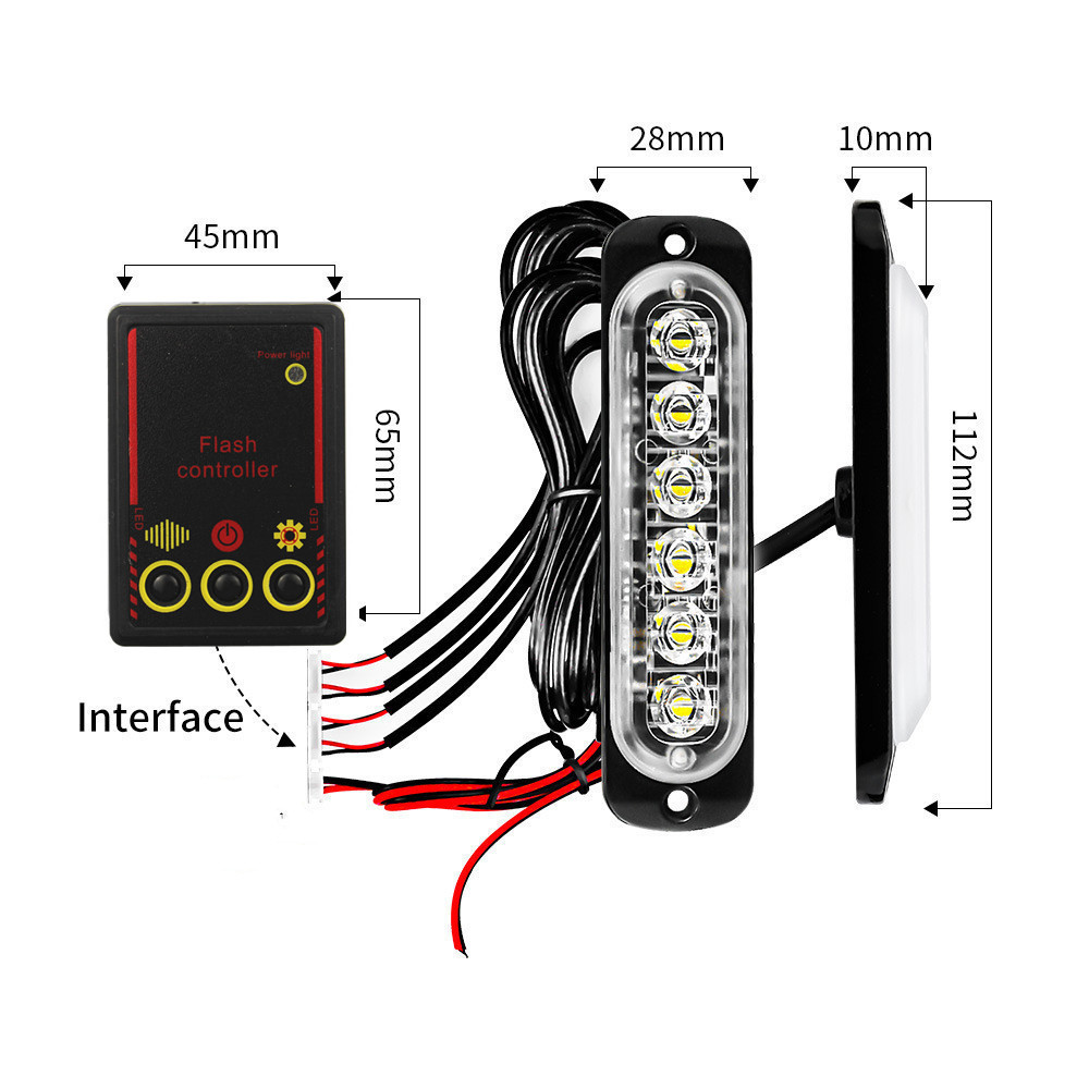 Car Front Grille Lighting 12V  - Buzzer Module 评论和价格