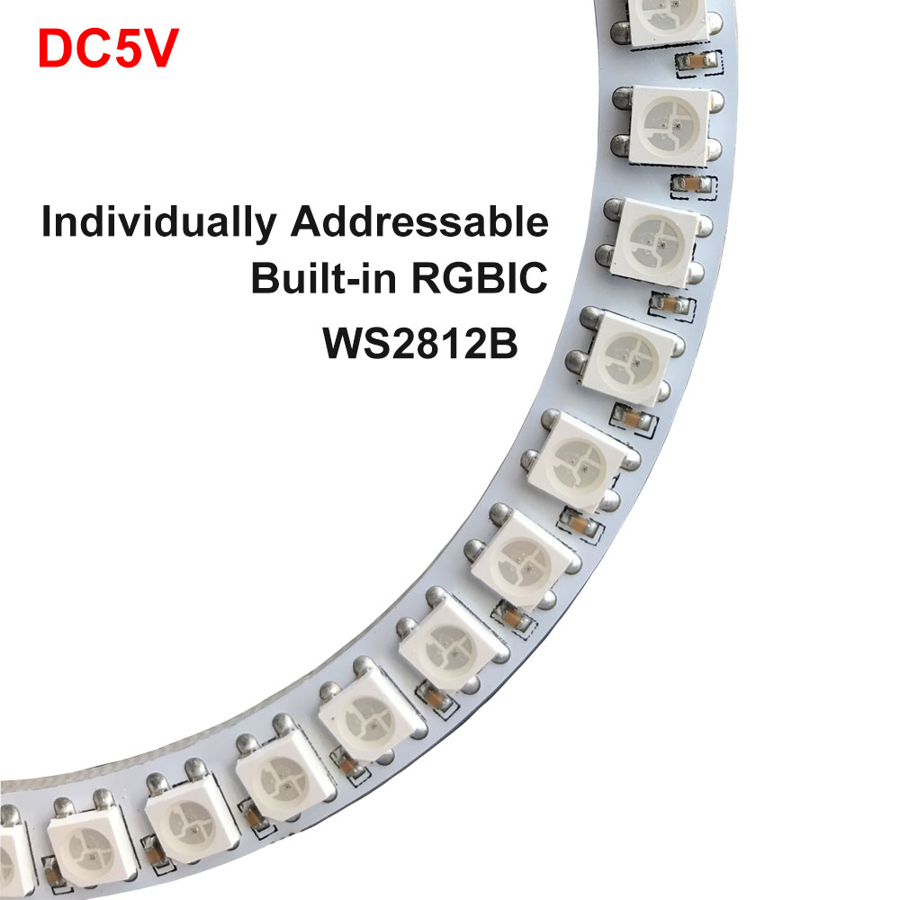 DC5V 12V WS2812B SK6812 Luces  - Ws2812B Strip 5V 评论和价格