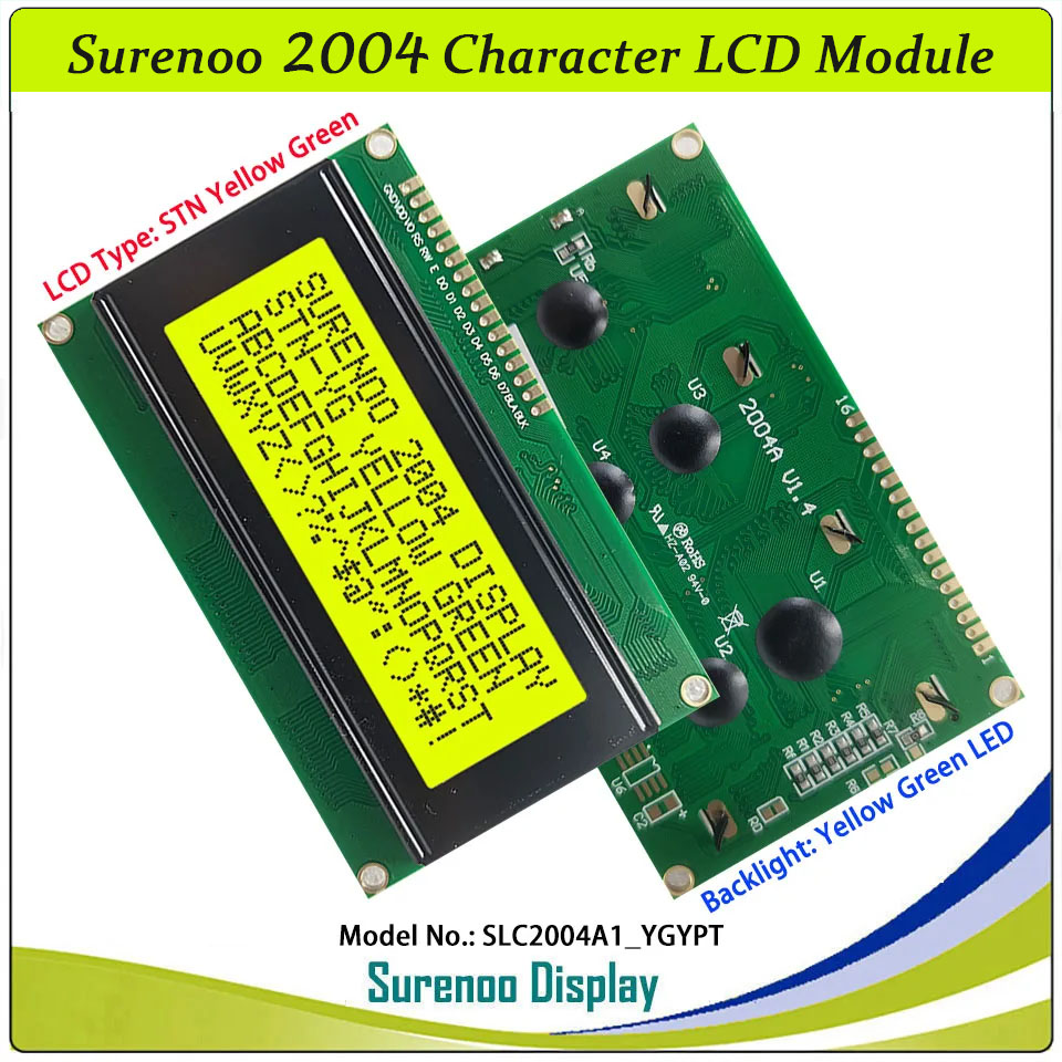 Surenoo 204 20X4 2004 Characte - Lcd 1602 评论和价格